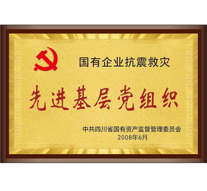 國(guó)有企業(yè)抗震救災(zāi)“先進(jìn)基層黨組織”