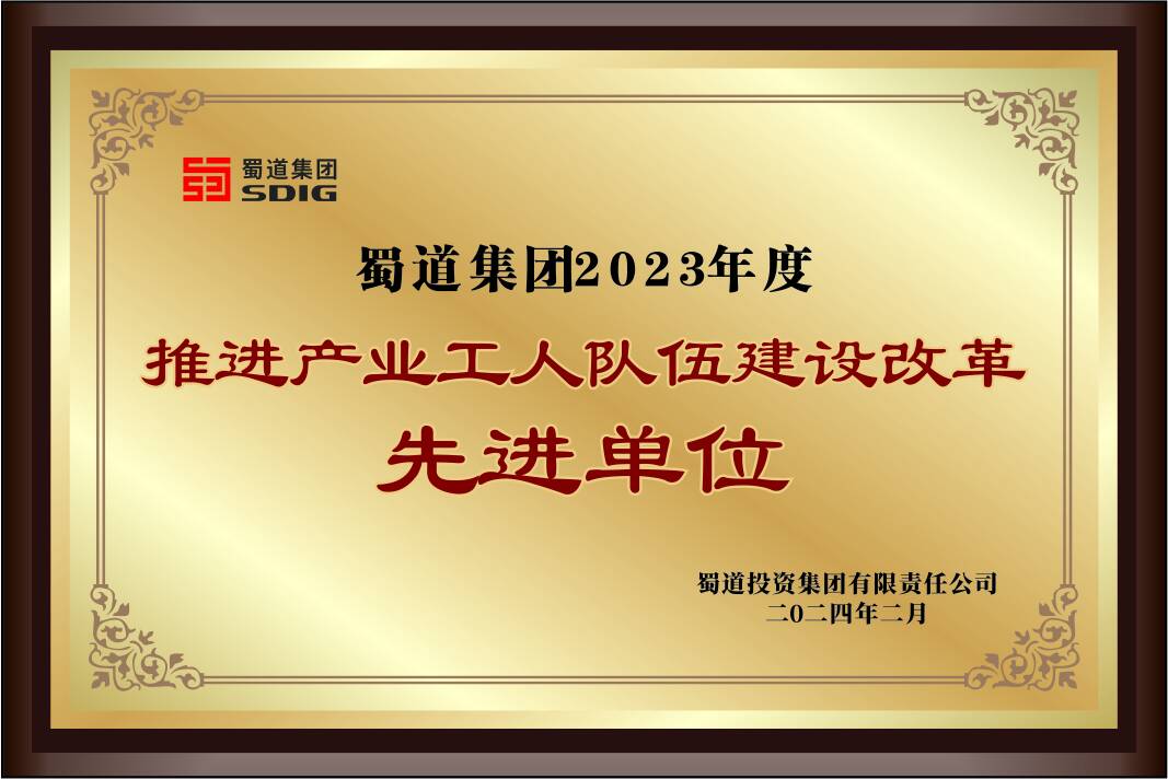 推進產(chǎn)業(yè)工人隊伍建設改革先進單位